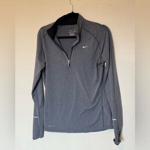 Nike Gray Half-Zip Pullover DRI-fit M Womens